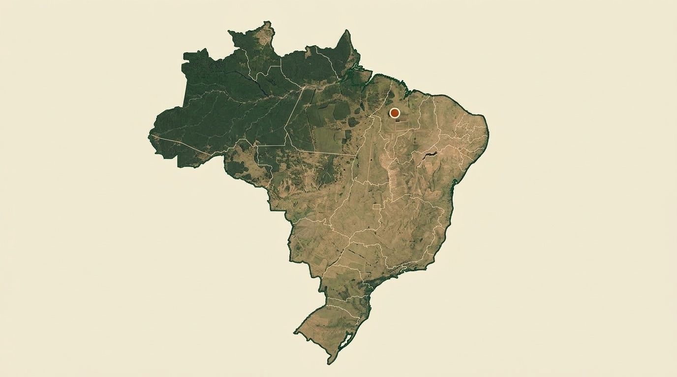 Brésil, risque standard. Repère : le sud du Pará, le cœur de la frontière bovine amazonienne