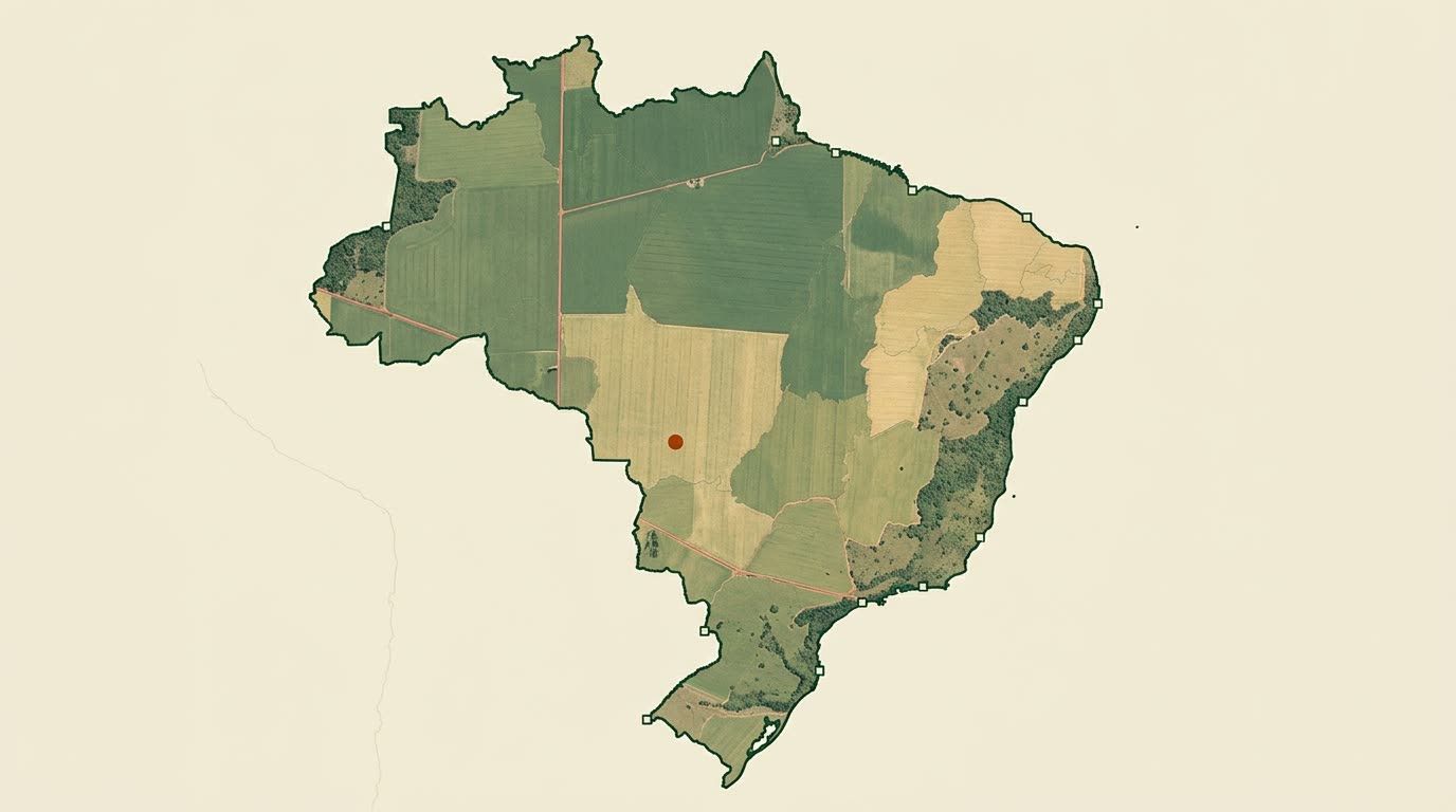 Brésil, risque standard. Repère : Mato Grosso, le plus grand État producteur de soja