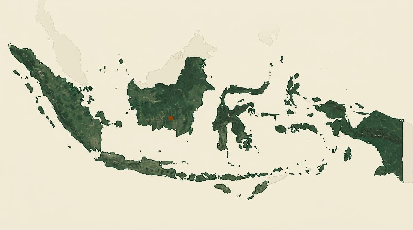 Indonésie, risque standard. Repère : la foresterie de concession au Kalimantan